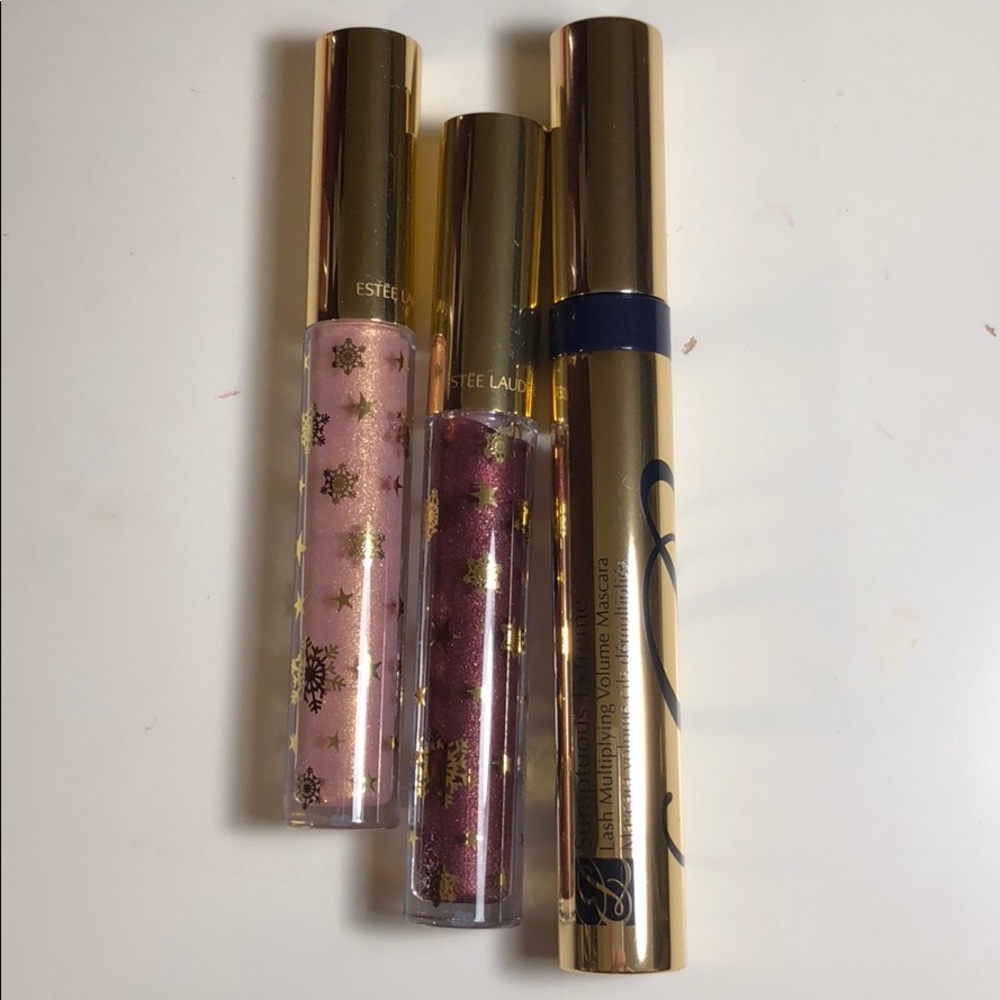 Estee Lauder Lip gloss and lash mascara